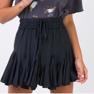 Princess Polly Sincerely Yours Mini Skirt Black